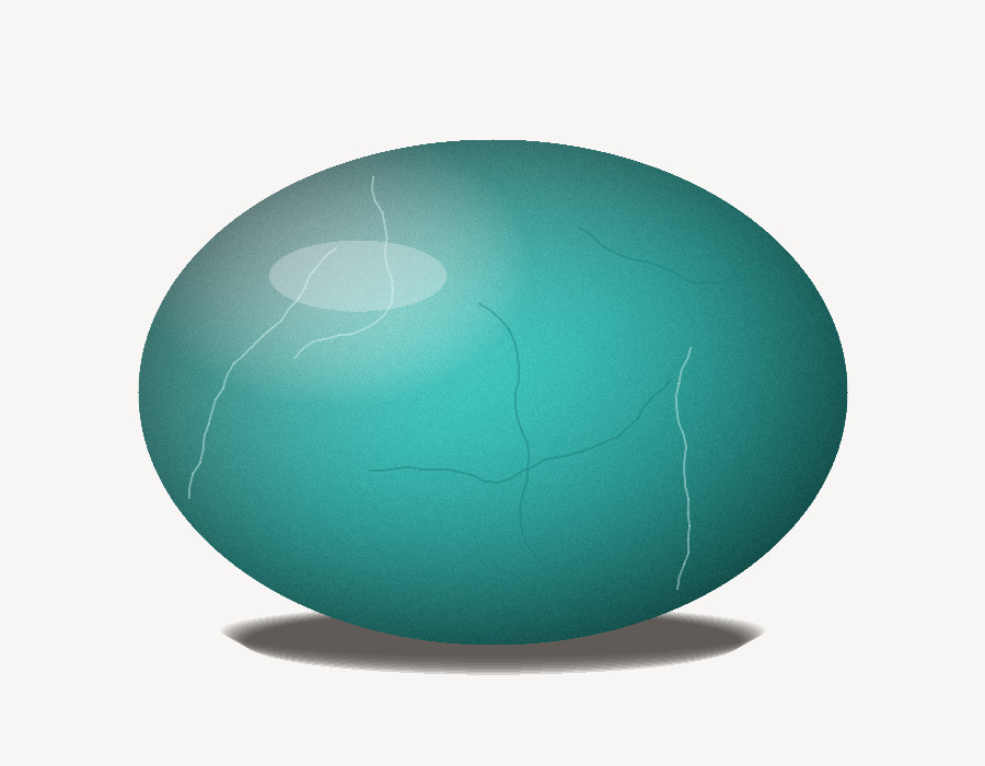 Illustration de La turquoise